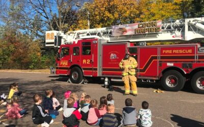 Fire Truck Visits Zion Pre-K