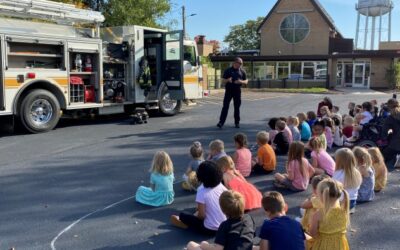 Fire Truck Visits Zion Pre-K