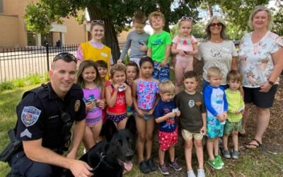 Officer Jake and K-9 Bravo Visit Zion Pre-K