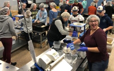 Zion Packs Meals at Feed My Starving Children