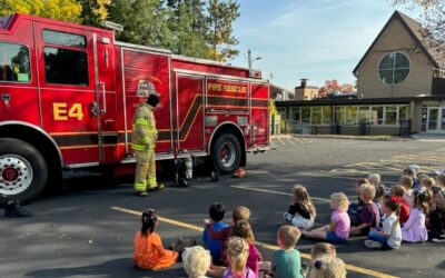 Fire Truck Visits Zion Pre-K