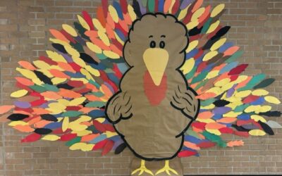 Zion Pre-K Turkey Gets His Feathers